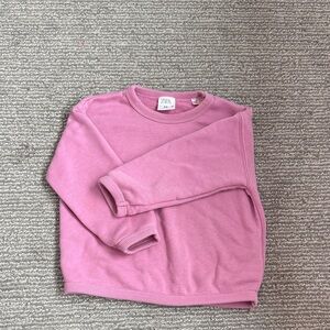 Zara girls Soft Lilac Crewneck Sweater